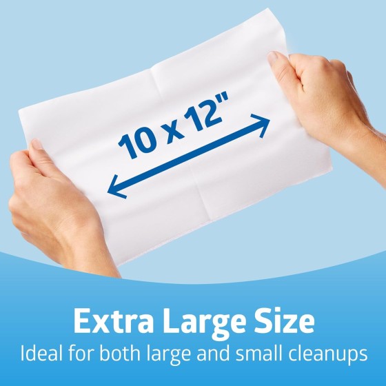 Medline Ultrasoft Dry Baby Wipes, Gentle Disposable Cleansing Cloths, 500 Count, Dry Wipe Size is 10 x 12 inches, Great for Sensitive Skin and can be used as Baby Washcloths, Incontinence Wipes