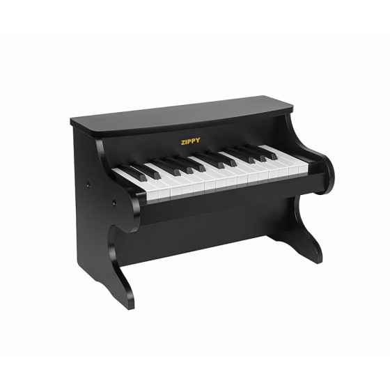 ZIPPY Kids Piano Keyboard, 25 Keys Digital Piano for Kids, Mini Music Educational Instrument Toy, Wood Toy for Toddlers Girls Boys